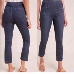 Pilcro Sz 31 High Rise Denim Legging Side Zipper